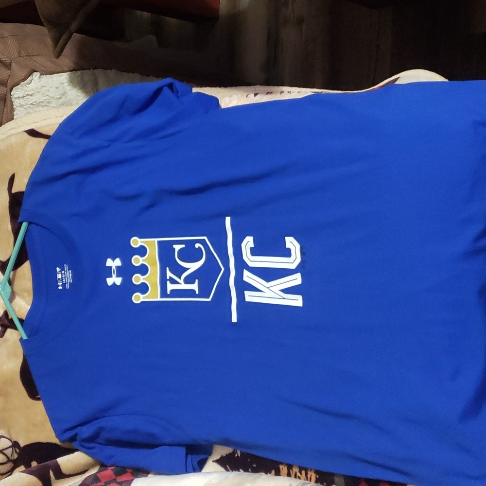 Men's Under Armour Heatgear Kansas City Royals T-Shirt sz Large